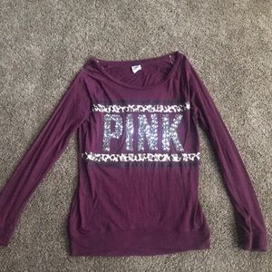 Victoria Secret embellished long sleeve shirt
